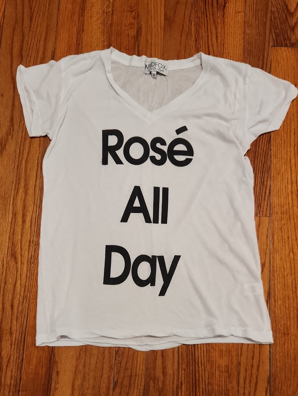 Wildfox Mixed Graphic Tee Bundle - Gray, Blue, White, Peach, Charcoal - Picture 6 of 6